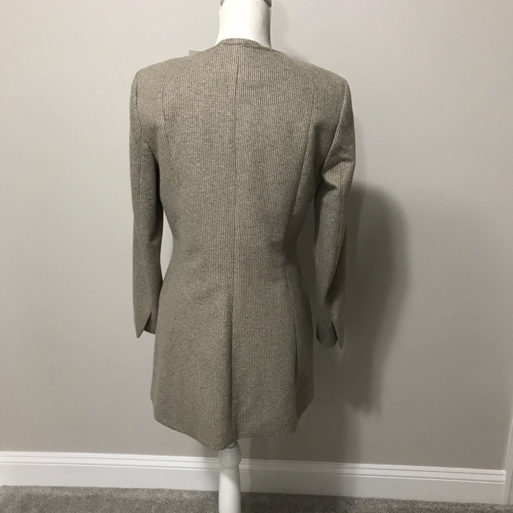 NWT Zara flecked zip front Frock coat - Picture 10 of 16